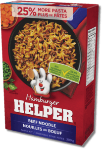 hamburger helper shells cheesy